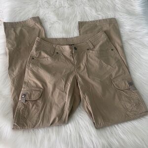 Women's Khul Convertible Roll Up Pants in Khaki 4 Regular Outdoor Adventure